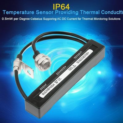 IP64 NTC Temperatuursensor die thermische geleidbaarheid van 0,5 mW per graad Celsius biedt en AC/DC-stroom ondersteunt voor thermische bewakingsoplossingen